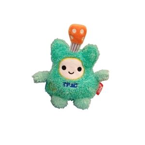 Bum Bumz GroovyBumz Teal Sitting Plush - Giovanni the Guitar 6in